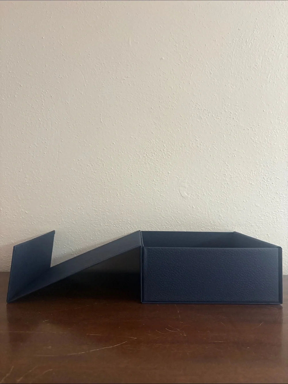 Dior Navy Box with Metallic Silver Logo